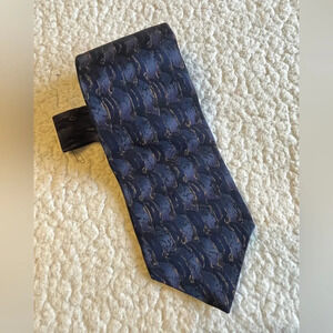 Van Heusen 100% silk tie, blue